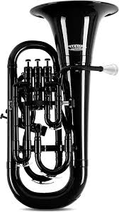 Klassisk Edgabile Bästa Bb Euphonium i Svart Plast och Messing