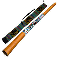 Australiensiska Skatter - Didgeridoo i Teak 130 cm med Väska