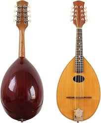Handgjord Mandolin i Solid Furu - 8 Strängar