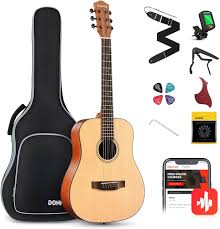 Donner 3/4 Akustisk Gitarr för Nybörjare - Dreadnought