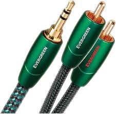 AudioQuest 5m Evergreen 3.5mm - 2xRCA Ljudkabel