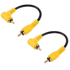 SinLoon 90° RCA-ljudkablar