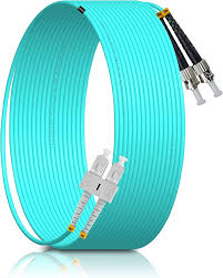 20M SC/UPC till ST/UPC MM OM3 Fiberpatchkabel