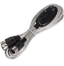 MIDI till USB Kabel för Professionellt Pianotangentbord