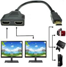 YLion HDMI-splitter 1 in 2 utgångar