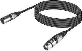3m XLR Han till Hona Mikrofonkabel - DMX