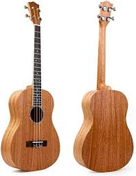 Barytonukulele i Mahogny - Kmise 76 cm