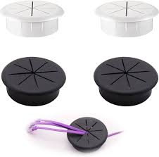 Flexibla Kabelgenomföringar i Plast - 4-pack