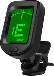 Kromatisk Gitarrstämmare T-02 - Clip-On med LCD-skärm