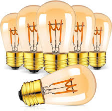 Century E27 Dimbar Vintage LED-lampa 2W 150 Lumen Amber