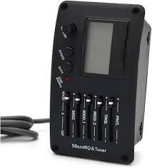 Professionell akustisk gitarrpickup med 5-bands EQ och stämapparat