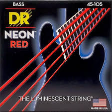DR Strängar Hi-Def Neon Orange Bas - 5 Strängar