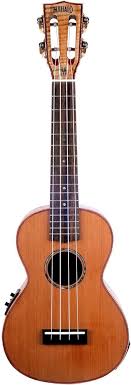 Ukulele Concert Natural Elektro med Fodral