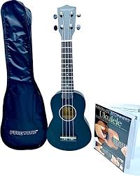 Ren Ton Sopranukulele Svart KUS15 - Perfekt För Nybörjare!