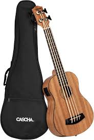 CASCHA HH 2175 Bas Ukulele - Svart