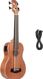 KEPOHK 76 cm Elektrisk Ukulele i Plywood