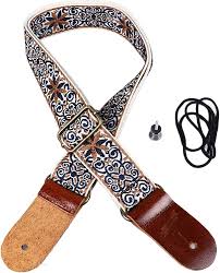 Justerbar Ukulelestrap i Nylon och Läder - Stil 1