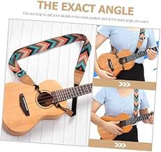 Justerbar Ukulele Axelrem i Läder