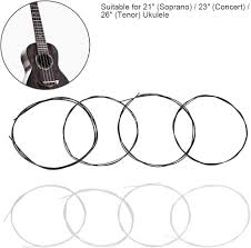 Dilwe Ukulele Strängar - 2 Set Nylonsträngar för Ukulele