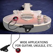 Gitarr Piezo Pickup - Kontaktmikrofon för Optimal Ljud