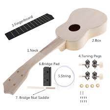 OriGlam DIY Ukulele Kit - 53 cm Sopranukulele