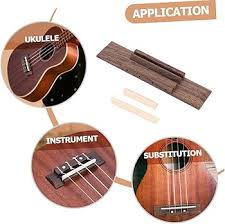 Abaodam 3-set Ukulele Nycklar & Träbro