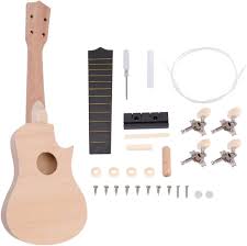 DIY Ukulele Kit - Klassisk Akustisk Gitarr för Nybörjare