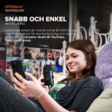 Roland GO:PODCAST - Video Podcasting Studio för Smartphones