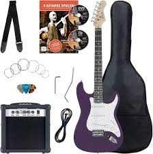 Rocktile Banger's Pack - Komplett Elgitarrset Lila