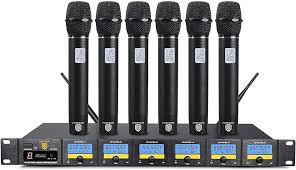 PRORECK MX66: 6-kanals UHF Trådlöst Mikrofonsystem