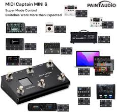 PAINTAUDIO MIDI Captain NANO 4/MINI 6 Fotkontroll Multi-Effekter