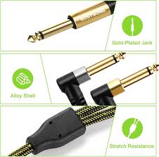Kabel 1/4 TRS Stereo till Dubbel 1/4