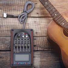 Akustisk Gitarrpickup med LCD 5-band