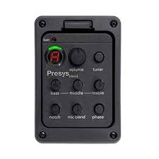 Bsopem Gitarrförstärkare med 3-bands Equalizer och Piezo-pickup