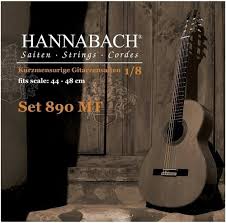 Hannabach 890 MT Gitarrsträngar för 1/8 Barnegitarr