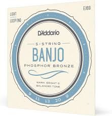 D'Addario EJ69 Banjosträngar - Kvalitet för Banjospelare