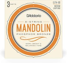 D'Addario Mandolinsträngar i Fosforbrons