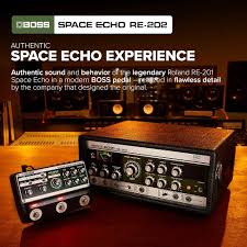 BOSS RE-202 SPACE ECHO – Tape Echo Delay Reverb Pedal