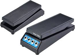 Gitarr Stereo Volympedal i Hållbar Plast och Metall
