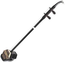Kinesisk Erhu i Ebenholts - Traditionell Musikinstrument