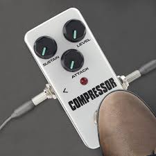 Gitarrkompressor Effektpedal för Musiklokaler