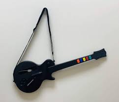 Trådlös gitarr för Wii - Svart